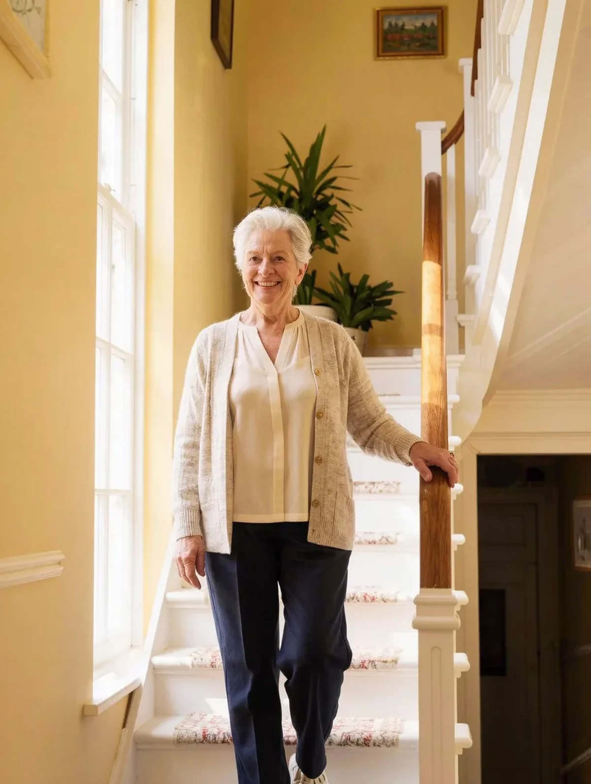 Why Stairs Feel Harder Going Down After 60 (and What Helps)